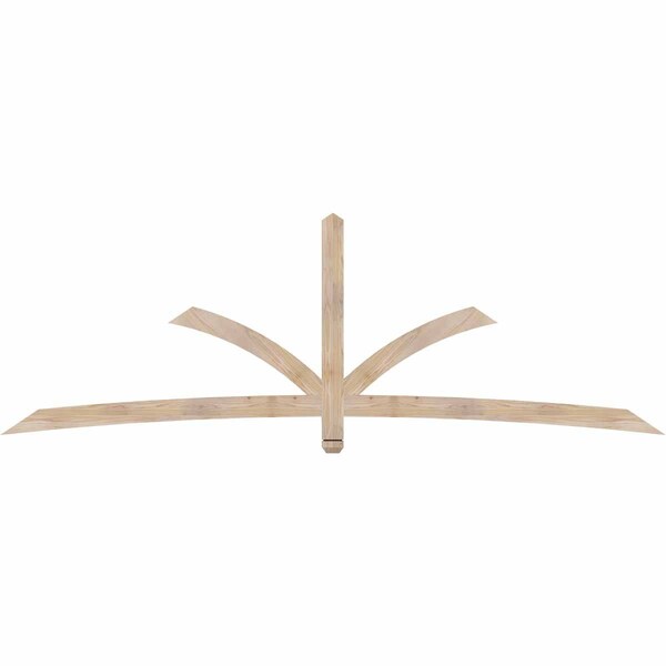 Ekena Millwork Davenport Smooth Timber Gable Bracket, Douglas Fir, 108"W x 36"H x 1 1/2"D x 3 1/2"F, 8/12 Pitch GBW108X36X0204DAV00SDF - main